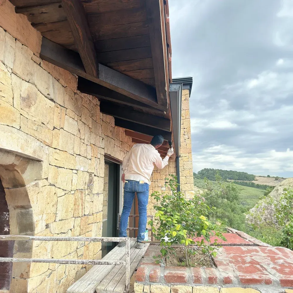 Exterior Stone Restoration Work